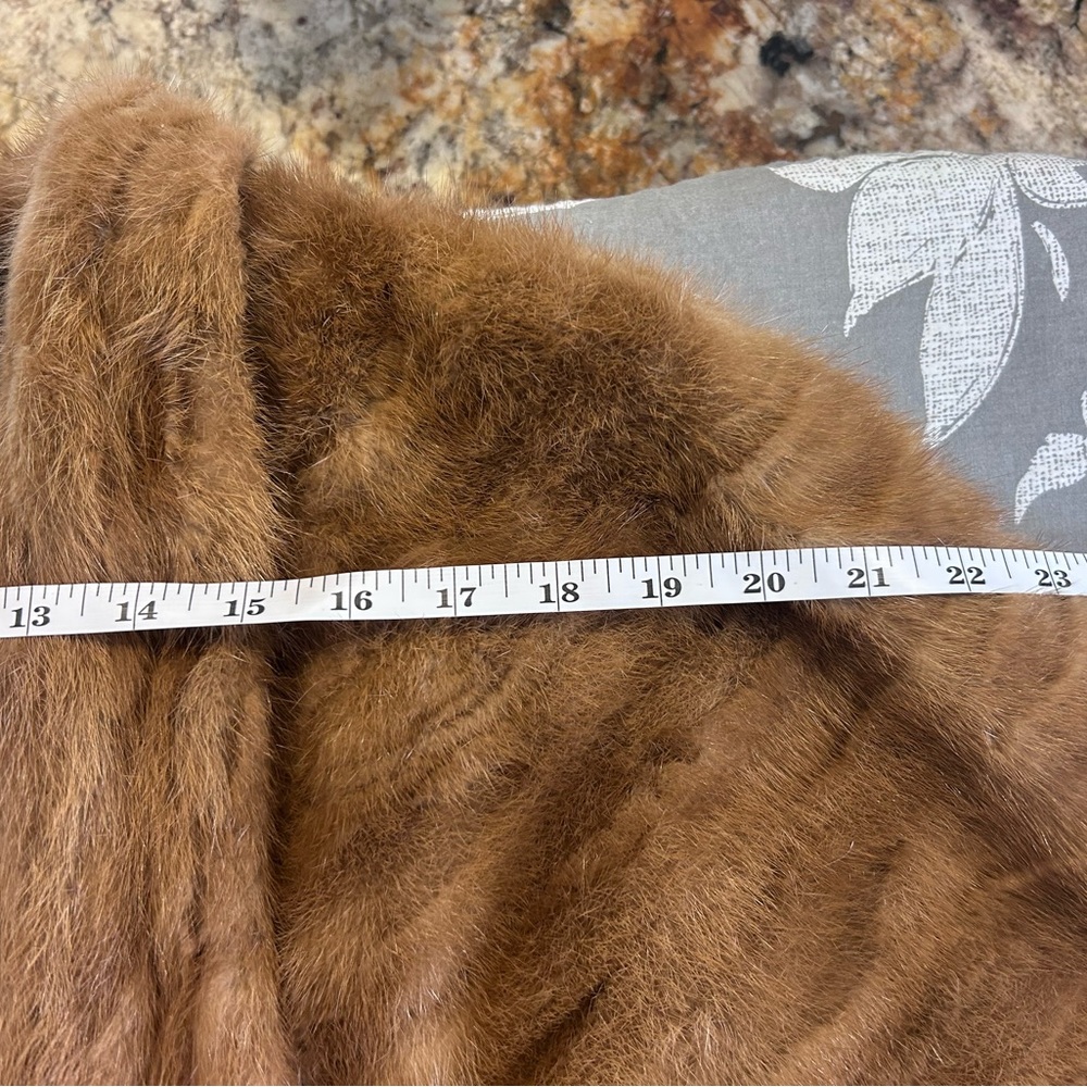 🍸”Buffums” Vintage Mink Fur Shrug/Cape Size L/XL - Picture 11 of 16